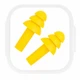 Беруши универсальные для плавания и от шума в пластиковом футляре Earplugs Yellow (желтый) - изображение 3