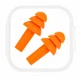 Беруши универсальные для плавания и от шума в пластиковом футляре Earplugs Orange (оранжевый) - изображение 3