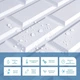 ПВХ панель декоративна Sticker Wall SW-00001431 960х480х4 мм цегла біла - изображение 4