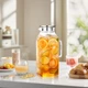 Стеклянный кувшин с крышкой и мерной шкалой 2 л Aofmee - изображение 2