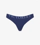 Жіночі трусики стрінги Victoria's Secret Exploded Logo Cotton Thong Panty S (Синій) - изображение 3