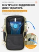 Туристичний рюкзак Free knight 40 л для подорожей, походів та активного відпочинку з водовідштовхувальної тканини, з бічними кишенями та нагрудним фіксатором (світло зелений) - зображення 7