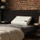 Подушка ортопедична прямокутна для сну з ефектом пам'яті піна меморі ТМ COLORFUL HOME 42×72 см подушка м'яка анатомчіна для спальні із Memory foam Кремовий білий - зображення 4