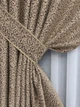 Комплект готових штор VR-Textil Софт Вензель № 2044ш(Б) Бежевий з коричневим 150х270 см 2шт (33-1319) - зображення 5