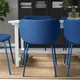 Стілець, IKEA KRYLBO синій 905.667.44 - изображение 5