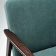 Крісло сіро-бірюзового кольору IKEA EKENÄSET 805.334.81 - изображение 5