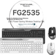 Комплект беспроводной A4Tech Fstyler Flytime FG2535 Wireless Steel Grey - изображение 2