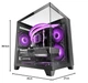 Игровой корпус для ПК MARSGAMING MC-3CM MicroATX ПК Mini Tower Черный (101903716) - изображение 7