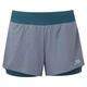Шорти Mountain Equipment Dynamo Women's Twin Short (Bluefin 14) з еластичним поясом та внутрішніми шортами з м'якого матеріалу (ME-005986.1805.14) - зображення 1