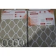 Шторка-фиранка для ванной Zerix SCP-014-180x200 из PEVA (полиэтиленвинилацетата) удлиненная (Узор "Ромбы" бежевый) (ZX6087) - изображение 4