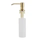 Дозатор для моющего средства врезной в мойку Mixxus DIS-01.SUS Brushed Gold SUS304 300 мл (матовое золото) (MI - изображение 1