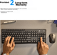 Комплект бездротовий Logitech MK370 Wireless/Bluetooth Black - зображення 5