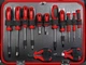 Ящик инструментов Holzmann WZK119ECO 119 инструментов размер 450х340х160 мм прочный пластик и алюминий (WZK119ECO) - изображение 3