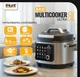 Мультиварка скороварка 8л iHunt Bro Multicooker Ultra, цифровой дисплей, таймер, антипригарное покрытие, нержавеющая сталь, сохранение питательных веществ в продуктах - изображение 4