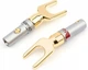 Штекеры акустические типа лопатка Spade Plug разборной Premium Black/Red lable, 2 шт (48954) - изображение 11