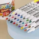 Акварельные маркеры Water Color Pen 635-12, 12 шт, разноцветные, для творчества - изображение 4