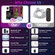 Гирлянда-штора Smart SFK-08 LED, 200 ламп, RGB, 3x2 м - изображение 3