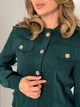 Женский костюм из микровельвета Fashion 54/56 темно-зеленый - изображение 2