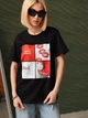 Женская футболка с принтом Fashion 50/52 черный - изображение 1