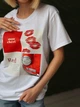 Женская футболка с принтом Fashion 42/44 белый - изображение 2