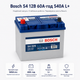 Автомобильный аккумулятор Bosch S4 12В 60Ач 540А L+ для легкового авто (0 092 S40 250) - изображение 2