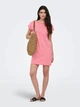 Платье-футболка короткое летнее женское ONLY 15371938 XL Sugar Coral (5715871526010) - изображение 3