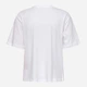 Футболка хлопковая женская ONLY 15372179 XL Bright White/Susan pulse (5715871565071) - изображение 7