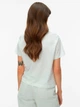 Футболка хлопковая женская Vero Moda 10343547 XL Snow White/Palm (5715871616209) - изображение 2