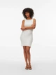Платье короткое летнее женское Vero Moda 10344334 M Snow White (5715832994391) - изображение 3