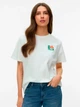 Футболка хлопковая женская Vero Moda 10343545 L Snow White (5715871616124) - изображение 1