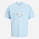 Футболка хлопковая длинная мужская Jack & Jones 12295143 2XL Cashmere Blue (5715873932130) - изображение 5