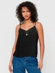Топ женский ONLY 15222159 XS Black (5715867296347) - изображение 1