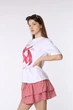Футболка с короткими рукавами женская XS цвет белый YUKI ЦБ-00295101 - изображение 3