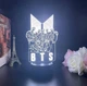 3D светильник ночник BTS с пультом N2 Настольная LED лампа БТС подарок Kpop - изображение 4