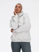Худи оверсайз женское New Balance WT41537AHH XS Светло-серое (197375386539) - изображение 4