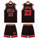 Форма баскетбольная детская NBA клуб Chicago Bulls 23 BA-6603 Черный-красный 2XL рост 150-162 - изображение 1