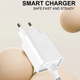 Мережевий зарядний пристрій з кабелем WUW-T82 Single USB home charger set type-c (6972573336555) - зображення 3