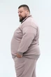 Свитшот на молнии мужской Plus Size Beige 3XL - изображение 2