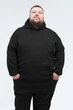 Худі оверсайз чоловічий Plus Size Black 3XL - зображення 1