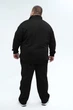 Свитшот на молнии мужской Plus Size Black 5XL - изображение 3