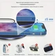 Быстрая беспроводная мини зарядка для телефона Apple iPHONE, SAMSUNG, Huawei, Xiaomi и т.д. черная - изображение 5