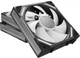 Zestaw wentylatorów do obudowy Alpenfohn Wing Boost 4 ARGB 120 mm Black 3-in-1 Czarny (84000000228) - obraz 5