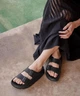 Женские летние ортопедические шлепанцы 1024565 BIRKENSTOCK PAP CHUNKY 38 черные - изображение 4