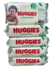Вологі серветки Huggies Natural Care 56 шт./пач. 5 шт - зображення 1