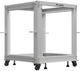 Серверна стійка Lanberg Open Rack 19" 12U 600x600-1100 Grey (OR01-6112-S) - зображення 1