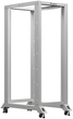 Серверна стійка Lanberg Open Rack 19" 32U 600x1000 Grey (OR01-6032-S) - зображення 1