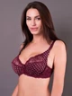Бюстгальтер Finikin 5057DD бордовый 75DD - изображение 4