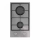 Газовая варочная поверхность Domino PERFELLI PERLA G32C GRIGIO, серая стеклянная рабочая поверхность на кухню на 2 конфорки - изображение 2