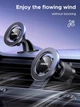 Магнитный держатель для телефона UGREEN LP986 для автомобильного вентиляционного отверстия, приборной панели, совместимый с iPhone Black (85397) - изображение 3