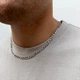 Цепочка на шею, Silver Cuban, 5 мм, нержавеющая сталь - изображение 3